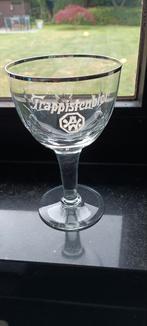 2 oude perfekte bierglazen Trappistenbier Westmalle, Verzamelen, Ophalen of Verzenden, Zo goed als nieuw