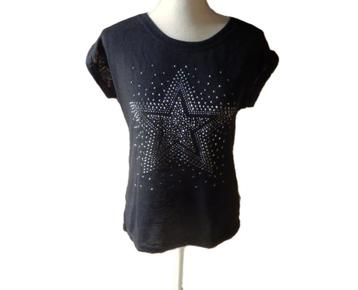 (98) - tee shirt femme t.38 noir argenté - mim - beschikbaar voor biedingen