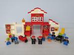 Lot Lego Duplo met o.a. onderdelen vintage brandweerstation, Duplo, Gebruikt, Ophalen of Verzenden