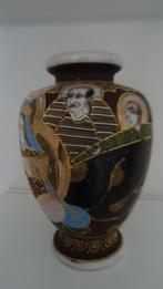 Vase en porcelaine de Satsuma -Geishas et Dignitaires Japon, Antiquités & Art, Enlèvement ou Envoi