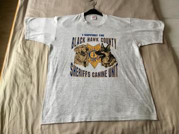 Politie hondenbrigade T-shirt  beschikbaar voor biedingen