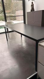 Tafel MDF Italia staal, poederlak 220x90, Huis en Inrichting, Ophalen, Gebruikt, 200 cm of meer, 50 tot 100 cm