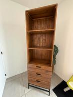 Open kast – massief hout en metaal, Huis en Inrichting, Ophalen, 200 cm of meer, 50 tot 100 cm, Zo goed als nieuw