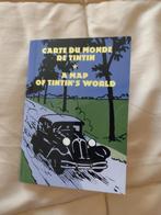 carte du monde de Tintin, Collections, Enlèvement, Tintin, Neuf