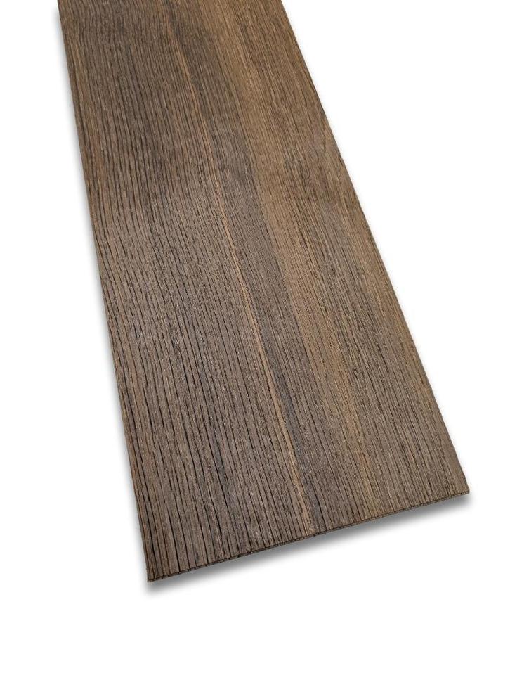 Gerookt eiken fineer | 80x15 cm, Hobby en Vrije tijd, Knutselen, Nieuw, Materiaal, Verzenden