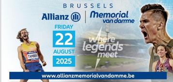 Tickets Allianz Memorial Van Damme, Tickets & Billets, Deux personnes