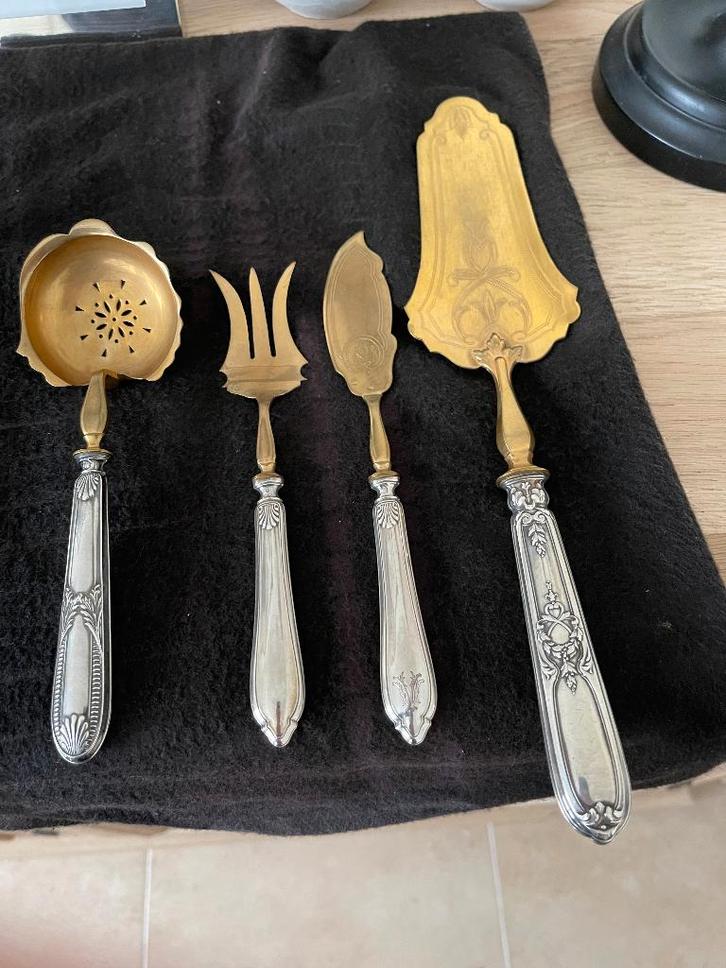 christofle verzilverd bestek 140 stuks GERESERVEERD VR SERGE, Antiek en Kunst, Antiek | Bestek, Ophalen