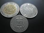 West-Afrika 250 frank 1993-100 fr 1967-50fr 1989., Postzegels en Munten, Verzenden, Losse munt