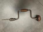 Vintage gereedschap: handboor, handzaag, schietlood,…, Ophalen