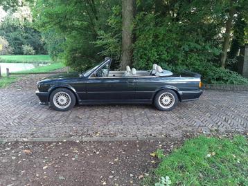 BMW 325i cabriolet E30 aut. climatisation en cuir beige noir