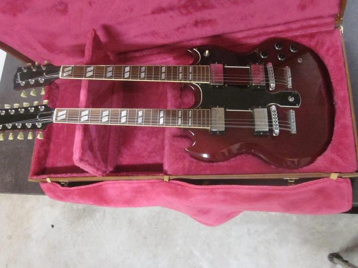 Gibson Doubleneck, Muziek en Instrumenten, Snaarinstrumenten | Gitaren | Elektrisch, Zo goed als nieuw, Solid body, Gibson, Ophalen of Verzenden