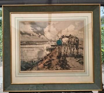 19/50 Prachtige Zeefdruk 1926 Parijs Titel Nieuwpoort  beschikbaar voor biedingen