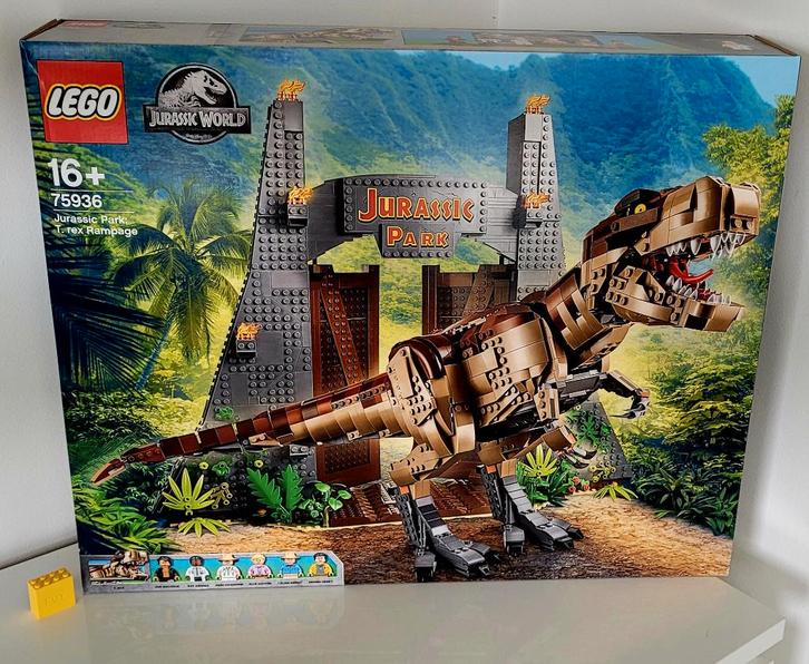 Lego 75936 Jurassic Park T-rex Chaos, Enfants & Bébés, Jouets | Duplo & Lego, Neuf, Lego, Ensemble complet, Enlèvement ou Envoi