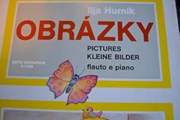 Hurnik Korte afbeeldingen voor fluit + piano beschikbaar voor biedingen
