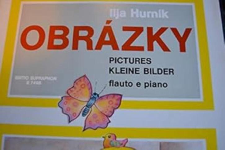Hurnik Petites images pour Flûte + Piano, Musique & Instruments, Instruments à vent | Hautbois, Neuf, Enlèvement ou Envoi