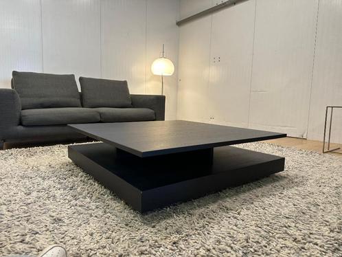 Maatwerk Matzwarte Salontafel – NP: €3.000, Huis en Inrichting, Tafels | Salontafels, Zo goed als nieuw, Minder dan 50 cm, 100 tot 150 cm