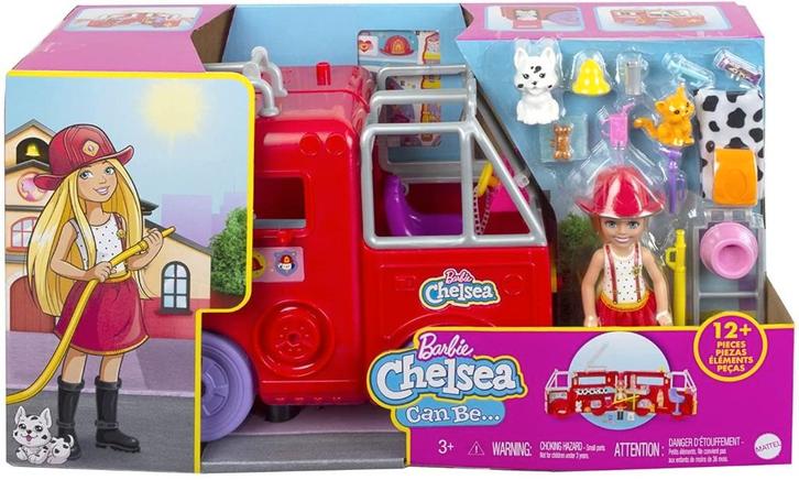 Neuf - Barbie - Le Camion de Pompiers de Chelsea, Enfants & Bébés, Jouets | Poupées, Neuf, Autres types, Enlèvement ou Envoi