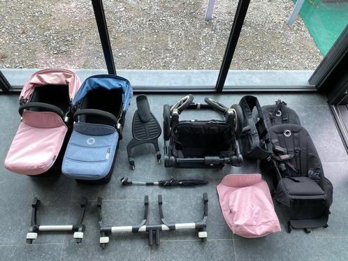 Bugaboo Donkey (twin versie) - volledige set, Kinderen en Baby's, Kinderwagens en Combinaties, Gebruikt, Kinderwagen, Bugaboo