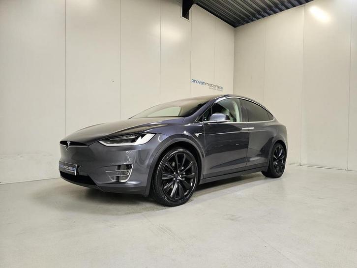 Tesla Model X 100 D - 6pl - Enhanced Autopilot - Topstaat!, Auto's, Tesla, Particulier, Model X, 4x4, Airbags, Bluetooth, Boordcomputer