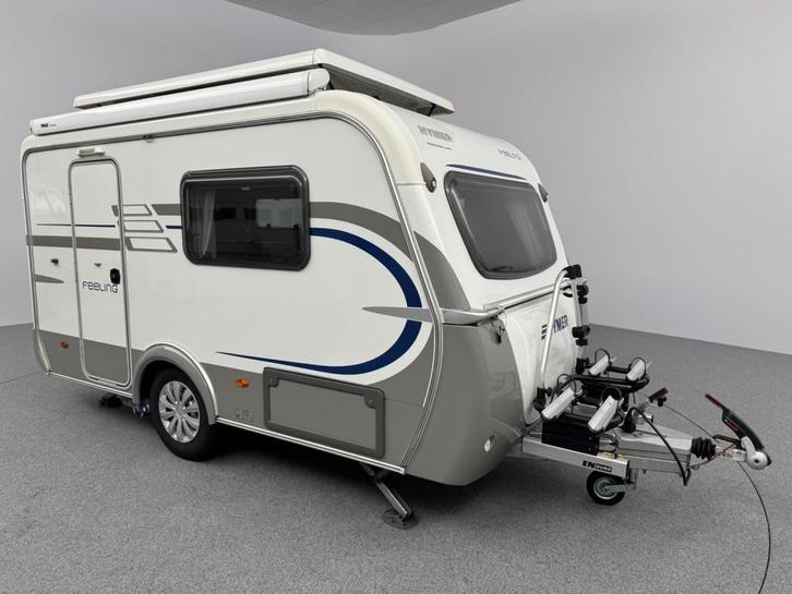 Eriba Feeling 230 Mover Voortent Cassetteluifel, Caravans en Kamperen, Caravans, tot en met 2, Overige, Eriba, 2 aparte bedden