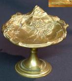 1900 coupelle cendrier vide poche bronze doré MARIONNET 650g, Ophalen of Verzenden, Brons