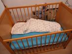 Babybed+wieltjes,verstelbare bodem,zijkant naar beneden, Kinderen en Baby's, Kinderkamer | Bedden, Ophalen, Zo goed als nieuw
