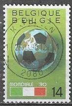 Belgique 1990 - Yvert/OBP 2362 - Football - Mondiale 90 (ST), Timbres & Monnaies, Envoi, Affranchi, Oblitéré, Sport