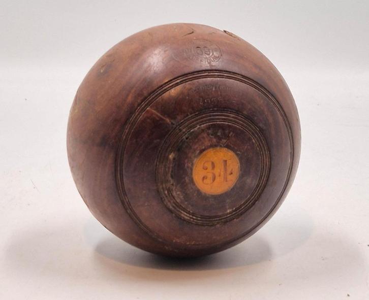 Boule de boulingrin en bois mouluré, Sport en Fitness, Overige Sport en Fitness, Ophalen