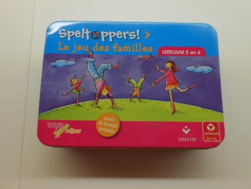 Speltoppers leerjaar 5 en 6 Le Jeu des familles, Kinderen en Baby's, Speelgoed | Educatief en Creatief, Gebruikt, Taal en Lezen