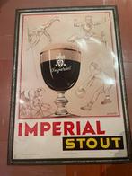 Enseigne publicitaire Glacoide Imperial Stout 1961, Collections, Marques & Objets publicitaires, Enlèvement ou Envoi, Comme neuf