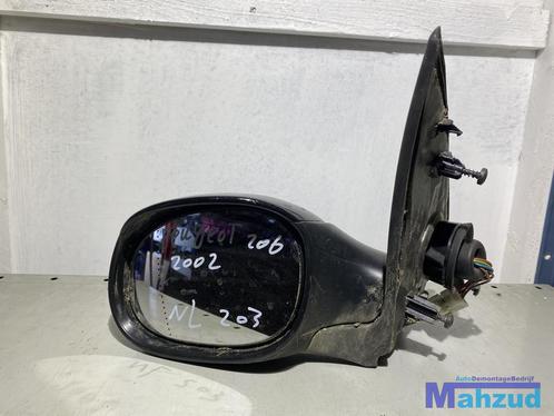 PEUGEOT 206 SW Zwart links spiegel buitenspiegel 2002-2007, Auto-onderdelen, Spiegels, Peugeot, Gebruikt