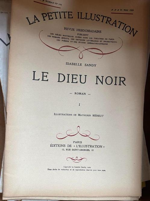 La Petite Illustration 1929 - lots de 38 revues, Antiquités & Art, Antiquités | Livres & Manuscrits, Enlèvement ou Envoi