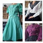Vintage Jaren 80 kledij , 2 Blouses en 1 leuk setje *Mt 40,4, Ophalen, Dames