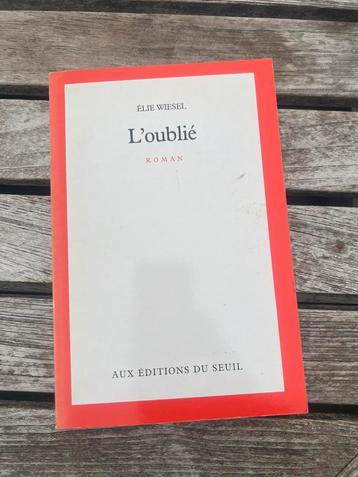 L’oublié – Élie Wiesel – roman 1989 beschikbaar voor biedingen