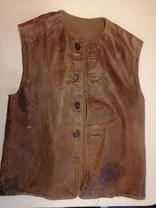 ANGLETERRE - WWII - LEATHER JERKIN 1941, Verzamelen, Militaria | Tweede Wereldoorlog, Landmacht, Kleding of Schoenen, Ophalen of Verzenden