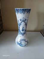Delfts blauwe vaas 30 cm hoog., Antiek en Kunst, Ophalen of Verzenden