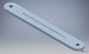 Accessoire transomplate - steunplaat - montageplaat bovenste beschikbaar voor biedingen
