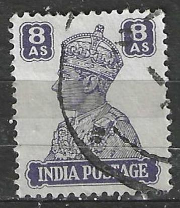 Brits-India 1939/1943 - Yvert 172 - George VI - 8 a. (ST) beschikbaar voor biedingen