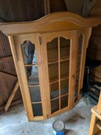 Vitrine en meubels om weg te geven, Huis en Inrichting, Ophalen, Zo goed als nieuw, Eikenhout