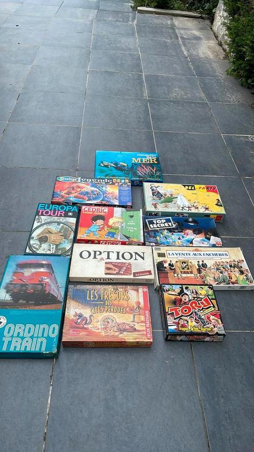 Lot de 11 jeux de société complet, Hobby en Vrije tijd, Gezelschapsspellen | Bordspellen, Gebruikt, Een of twee spelers, Drie of vier spelers