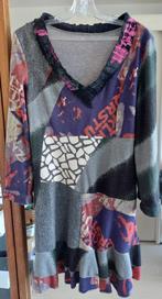 robe hiver, en V, manche long, patchwork gris-rose.-crèm.T42, Vêtements | Femmes, Taille 42/44 (L), Autre, Enlèvement ou Envoi