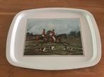 Worcester ware groot metalen dienblad jacht paarden, Ophalen of Verzenden