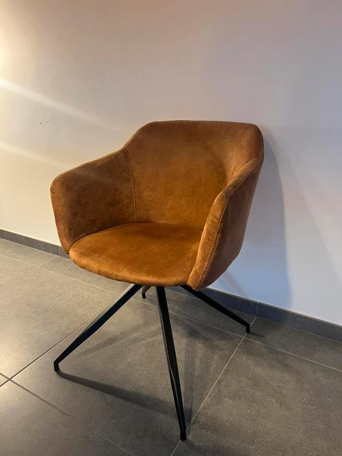 8 cognac eetkamer stoelen, Huis en Inrichting, Stoelen, Gebruikt, Vijf, Zes of meer stoelen, Overige kleuren, Ophalen