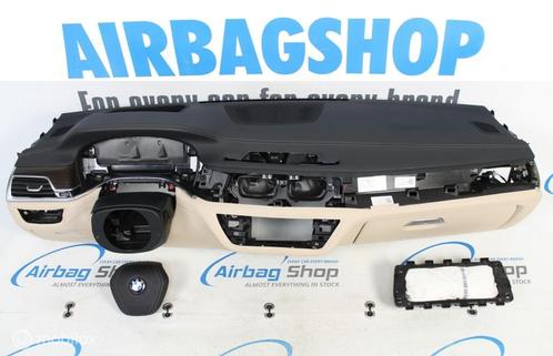 Airbag set - Dashboard leer beige stiksel HUD BMW 7 G11 G12, Autos : Pièces & Accessoires, Tableau de bord & Interrupteurs, Utilisé