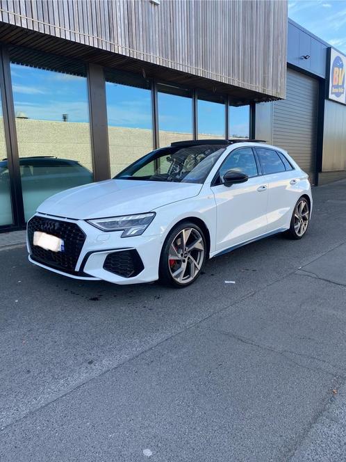 AUDI A3 35 TFSI 150 CV PIANO CAMERA, Auto's, Audi, Bedrijf, A3, Panoramadak, Benzine, Automaat, Wit, Leder, Ophalen