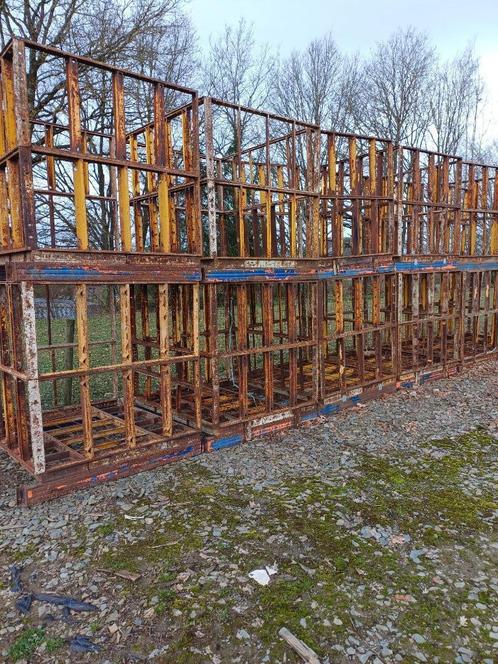 cages métalliques pour le stockage du bois, Jardin & Terrasse, Bois de chauffage, Bûches, Moins de 3 m³, Enlèvement