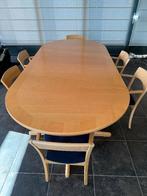 Verlengbare eettafel - ovaal - rond, 100 à 150 cm, Enlèvement, Utilisé, Ovale