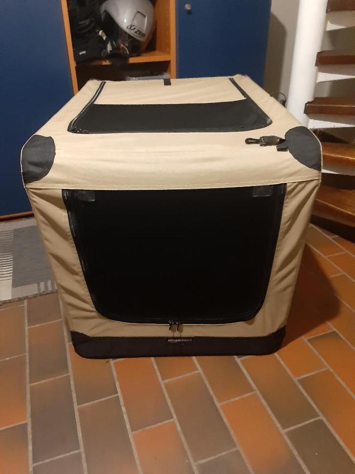 Hondenbench opvouwbaar, 91 x 61 x 61 cm, Dieren en Toebehoren, Hondenbenches, Zo goed als nieuw, Ophalen