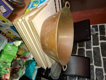 Bassine  en  cuivre ( cuivre   made in France) beschikbaar voor biedingen