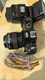 nikon F 501. lens 35-70 mmm. flits, Audio, Tv en Foto, Ophalen, Gebruikt, Nikon